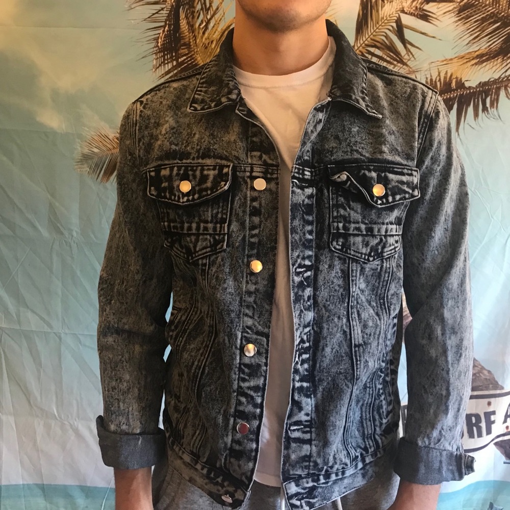 ENSLAVED ACID jean jacket